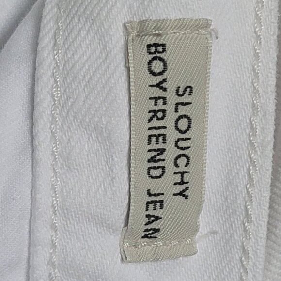 J. Crew Denim Slouchy Boyfriend White Jeans. Size 28 - Picture 9 of 11